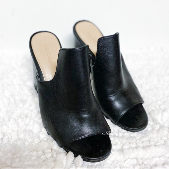 euc Aldo leather mules - Picture 2 of 8
